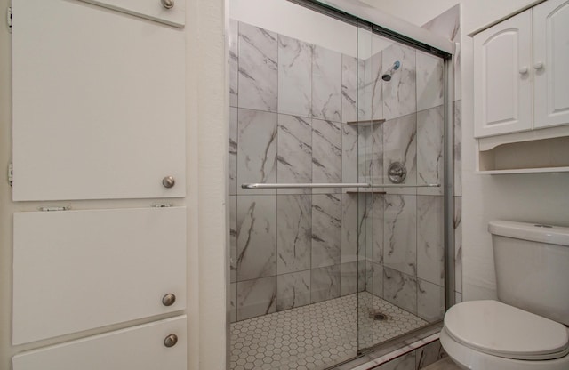 1818 Augusta Dr Unit 3, Houston, TX 77057 - bathroom with toilet and a stall shower