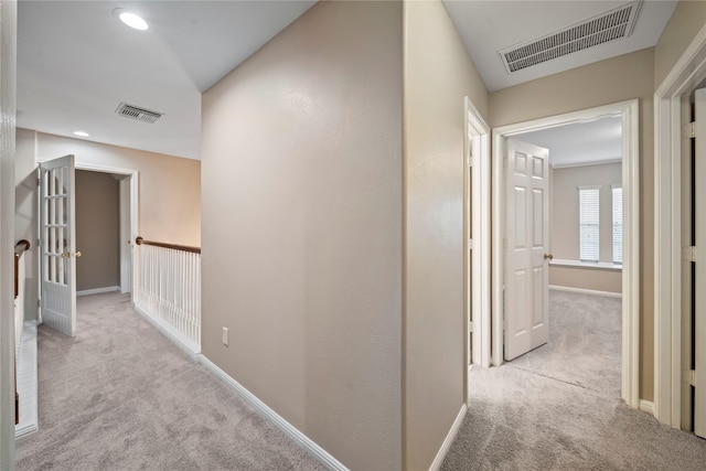 22519 Diamond Shore Ct, Katy, TX 77450 - hallway with carpet flooring, baseboards, and recessed lighting