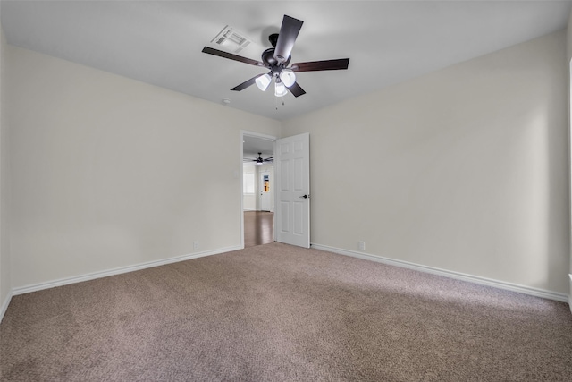 15905 Lakeview Dr, Jersey Village, TX 77040 - unfurnished room with carpet and ceiling fan