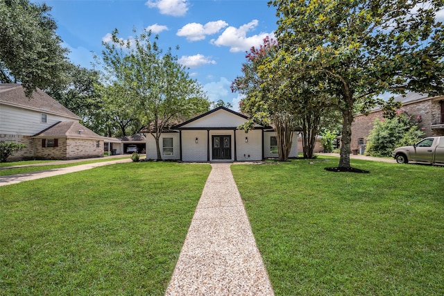15905 Lakeview Dr, Jersey Village, TX 77040 - single story home featuring a front lawn and brick siding