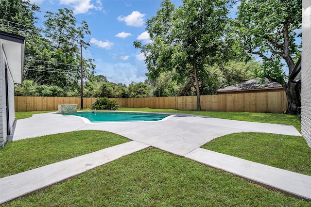 15905 Lakeview Dr, Jersey Village, TX 77040 - view of pool featuring a fenced backyard and a patio area