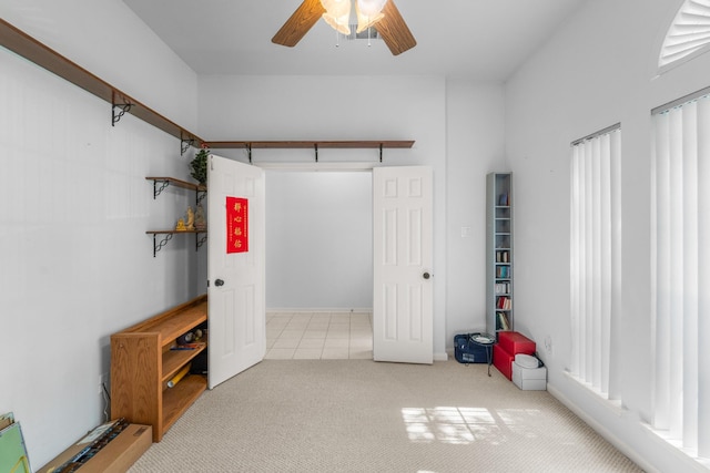 1722 Brook Grove Dr, Katy, TX 77450 - unfurnished bedroom with carpet floors and ceiling fan