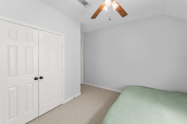 1722 Brook Grove Dr, Katy, TX 77450 - bedroom with carpet flooring, a closet, ceiling fan, and baseboards