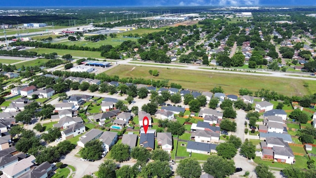 8707 Tartan Walk Ln, Houston, TX 77075 - aerial view of property and surrounding area