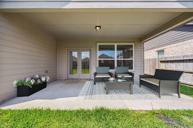15210 Monal Trie Dr, Humble, TX 77346 - view of patio with french doors