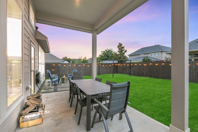 19426 Canter Field Ct, Tomball, TX 77377 - view of patio / terrace with outdoor dining area