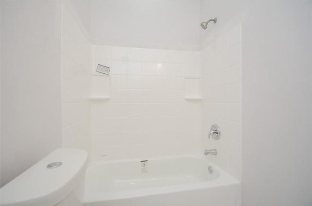2352 Cedar Place Dr, Conroe, TX 77306 - bathroom featuring shower / bathtub combination and toilet