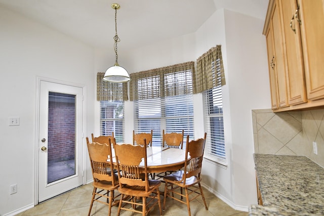 21323 Hannover Frst, Spring, TX 77388 - dining space with light tile patterned floors and baseboards