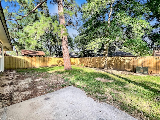 4926 Adonis Dr, Spring, TX 77373 - view of yard with a patio