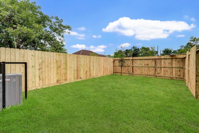 8149 Talton St B, Unit A, Houston, TX 77028 - view of yard featuring central air condition unit
