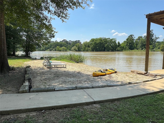 201 Deen Dr, Houston, TX 77336 - view of property's community featuring a water view