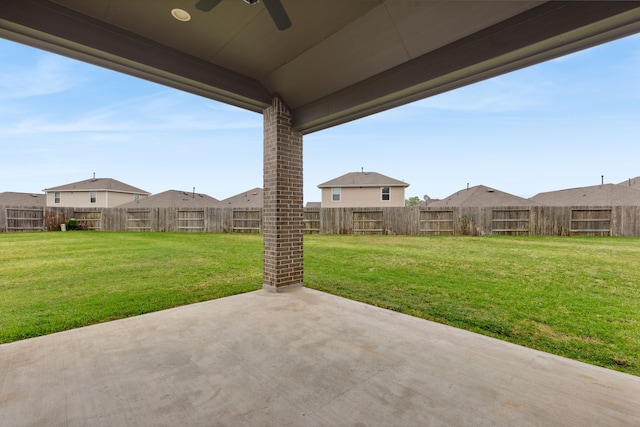 5204 Andorra Bend Ln, Porter, TX 77365 - view of patio with a ceiling fan