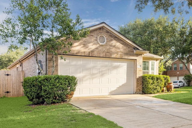 10410 Caribou Cv, Missouri City, TX 77459 - ranch-style house featuring driveway, brick siding, and a garage
