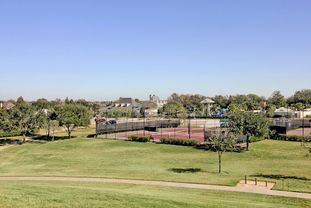 10410 Caribou Cv, Missouri City, TX 77459 - view of home's community featuring a tennis court