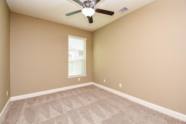 17218 Meek Pass Dr, Cypress, TX 77433 - spare room featuring carpet floors, baseboards, and ceiling fan