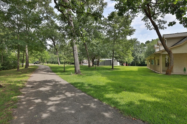 23302 Green Forest St, Hockley, TX 77447 - view of property's community with a lawn