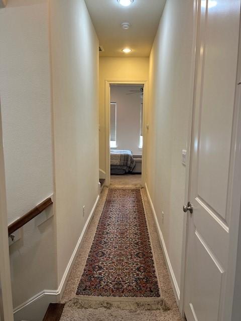 2533 Lamar St, Houston, TX 77003 - corridor featuring baseboards and carpet flooring