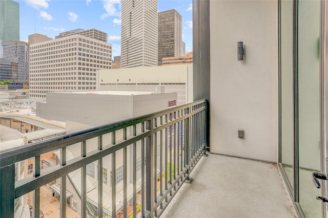 1211 Caroline St Unit 906, Houston, TX 77002 - balcony with a view of city