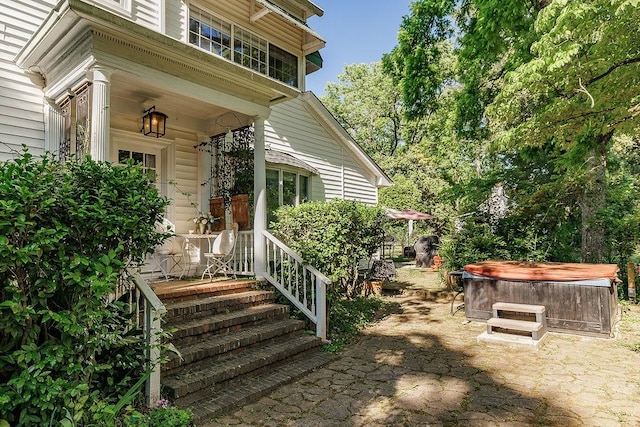 301 S Alexander Ave, Washington, GA 30673 - entrance to property featuring a hot tub