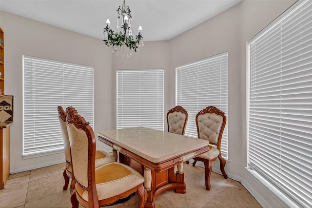 3714 Green Fields Dr, Sugar Land, TX 77479 - dining area featuring a chandelier