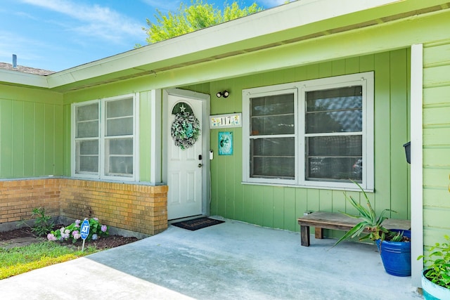 117 Tuna St, Galveston, TX 77550 - property entrance with brick siding