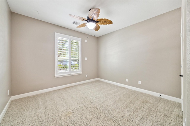 27208 Adrian Hills Ln, Spring, TX 77386 - carpeted spare room with ceiling fan and baseboards