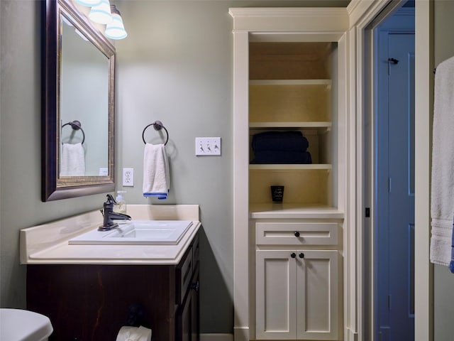 228 E Woodland St, Houston, TX 77009 - half bath with vanity and toilet
