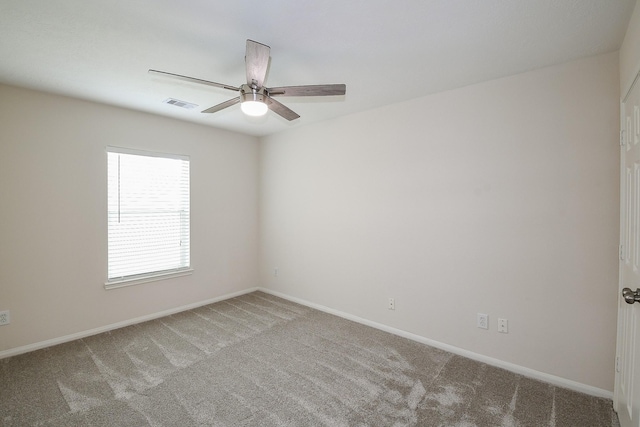 9203 Windy Spring Ct, Houston, TX 77089 - carpeted empty room featuring ceiling fan and baseboards