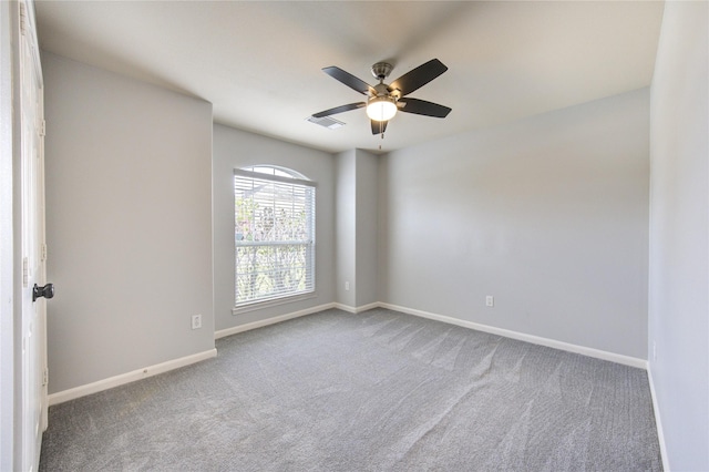 21811 Blossom Grove Ln, Spring, TX 77379 - unfurnished room featuring carpet, baseboards, and ceiling fan