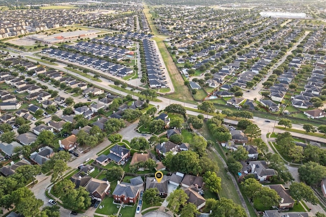 6119 Plantation Bay Dr, Katy, TX 77449 - aerial view of property and surrounding area featuring nearby suburban area