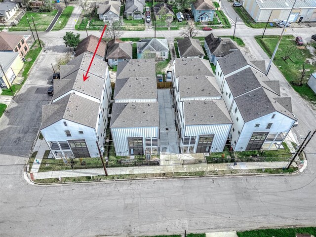 3808 Jefferson St, Houston, TX 77003 - aerial perspective of suburban area