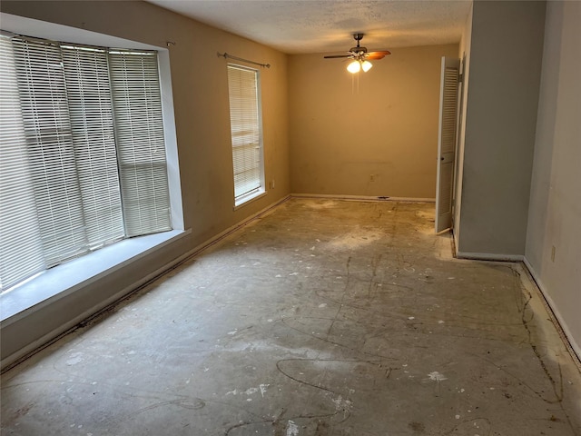 9530 Landry Blvd, Spring, TX 77379 - empty room with ceiling fan and baseboards