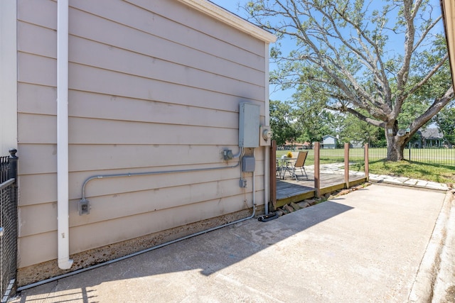 20107 Sunny Shores Dr, Humble, TX 77346 - exterior space with electric meter
