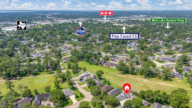 20107 Sunny Shores Dr, Humble, TX 77346 - view of property location with nearby suburban area and a local golf course