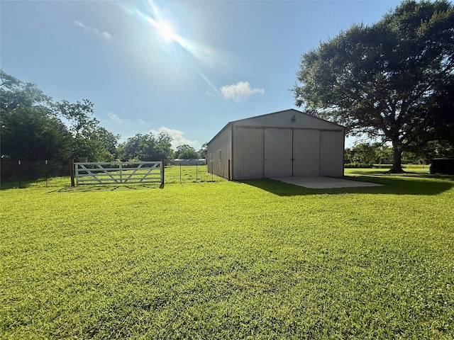 3918 County Road 507, Brazoria, TX 77422 - view of yard featuring an outbuilding