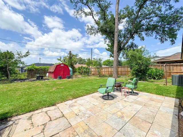 2302 Hewitt Dr, Houston, TX 77018 - view of patio / terrace featuring central AC