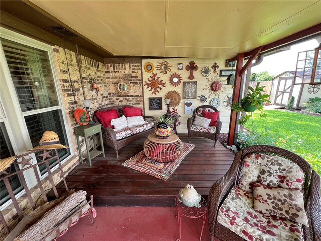 728 S Remington Dr, Angleton, TX 77515 - view of patio with outdoor lounge area