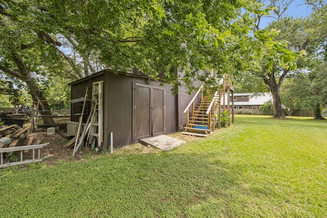 16219 Dundee Rd, Cypress, TX 77429 - view of outdoor structure with stairway