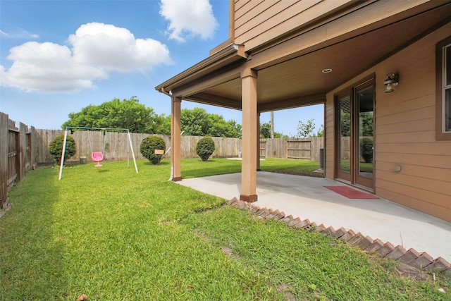 11707 Newel Elm St, Houston, TX 77038 - view of yard with a patio and a playground