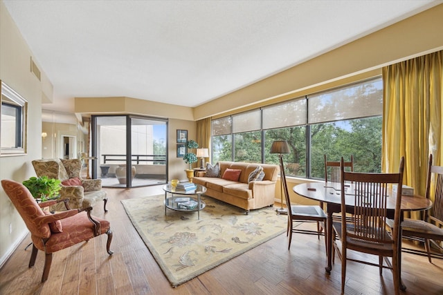 101 Westcott St Unit 305, Houston, TX 77007 - living area featuring wood finished floors