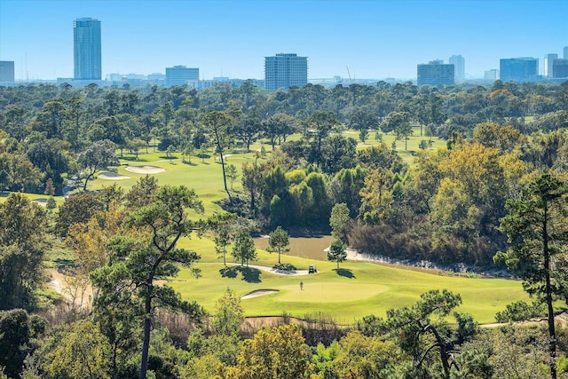 101 Westcott St Unit 305, Houston, TX 77007 - view of urban area with a golf course and a tree filled landscape