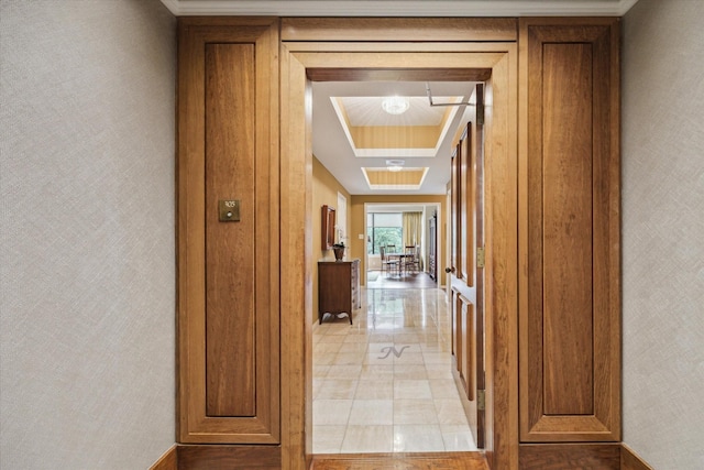 101 Westcott St Unit 305, Houston, TX 77007 - hallway with light tile patterned flooring