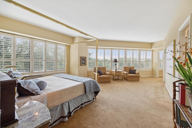 101 Westcott St Unit 305, Houston, TX 77007 - carpeted bedroom featuring multiple windows and baseboards
