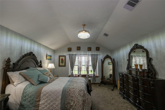 4746 County Road 502d, Sweeny, TX 77480 - carpeted bedroom featuring lofted ceiling