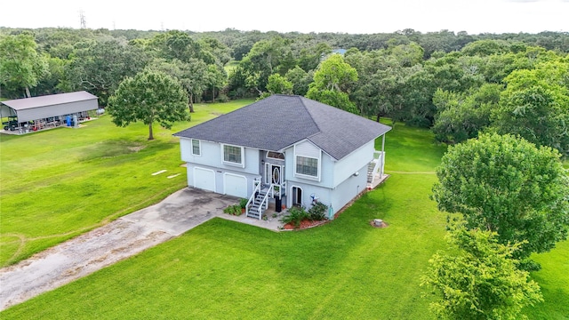 4746 County Road 502d, Sweeny, TX 77480 - view of subject property with a heavily wooded area