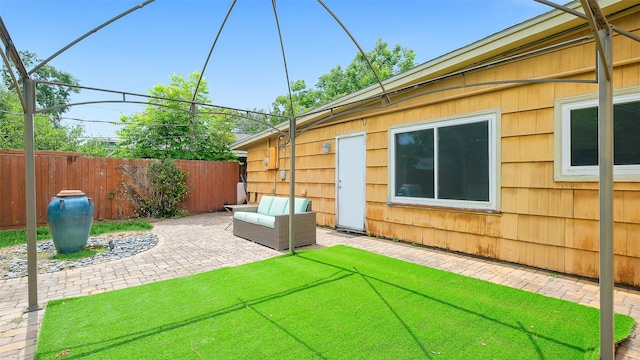 6805 Mobud Dr, Houston, TX 77074 - view of patio / terrace