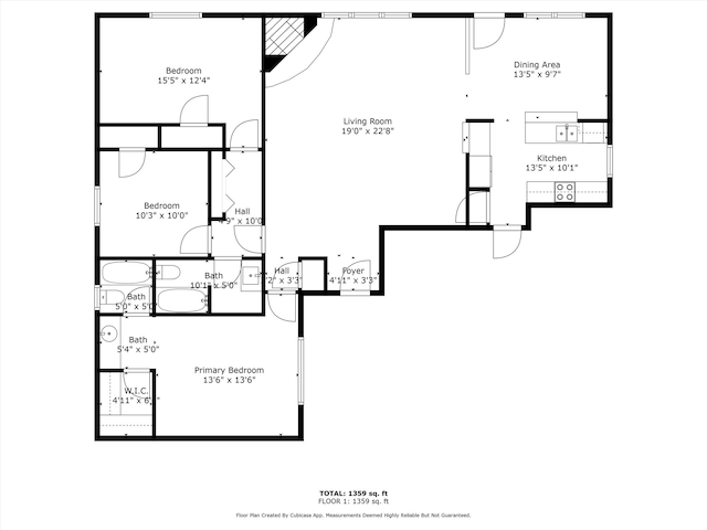 22410 Millgate Dr, Spring, TX 77373 - floor plan / room layout