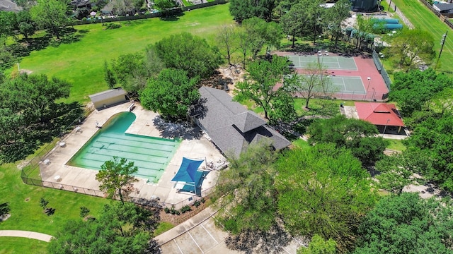 9510 Willowbridge Park Blvd, Houston, TX 77064 - bird's eye view of a pool