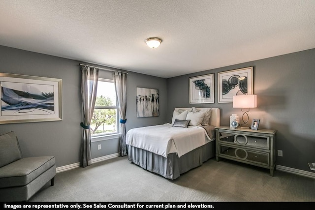804 Wormwood Dr, League City, TX 77573 - carpeted bedroom with baseboards and a textured ceiling