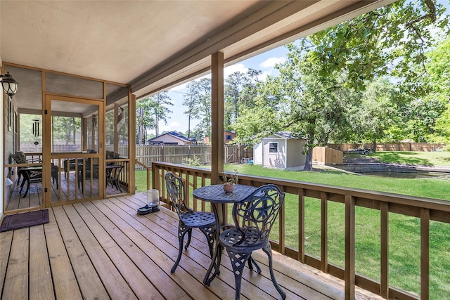 109 Teena Ln, Livingston, TX 77351 - view of deck